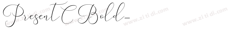 PresentC Bold字体转换
